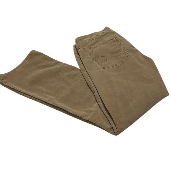 American Eagle Kick Boot Stretch Boot Leg Corduroys! Low Waist Tan Size 0 - Picture 9 of 9